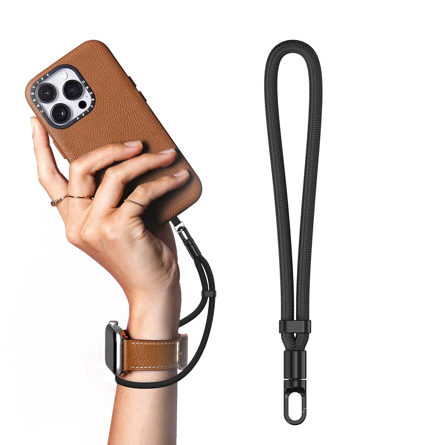POHFP Phone Wrist Strap, Anti Theft Phone Strap, Adjustable Cell Phone Lanyard Strap with 360 Rotating Hook, Hand Wrist Strap La