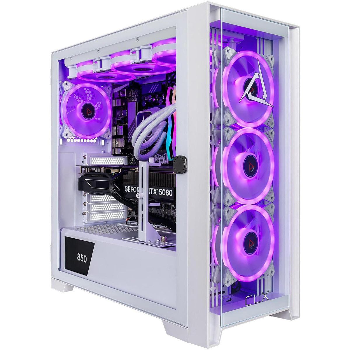 CLX Set Gaming PC - AMD Ryzen 9 9900X 4.4GHz, RTX 5080, 2TB NVMe M.2 SSD, 32GB DDR5 RGB Memory, 360mm AIO, WiFi, Windows 11 Home