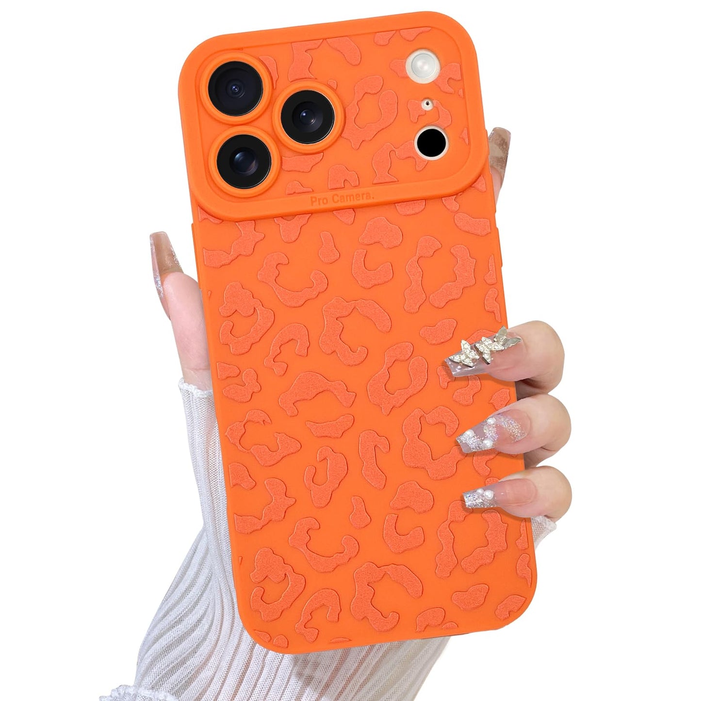 TEAUGHT Compatible with iPhone 17 Pro Case 2025 Cute Pattern Leopard Print Cheetah Shockproof Silicone Soft Phone Cover for Girl