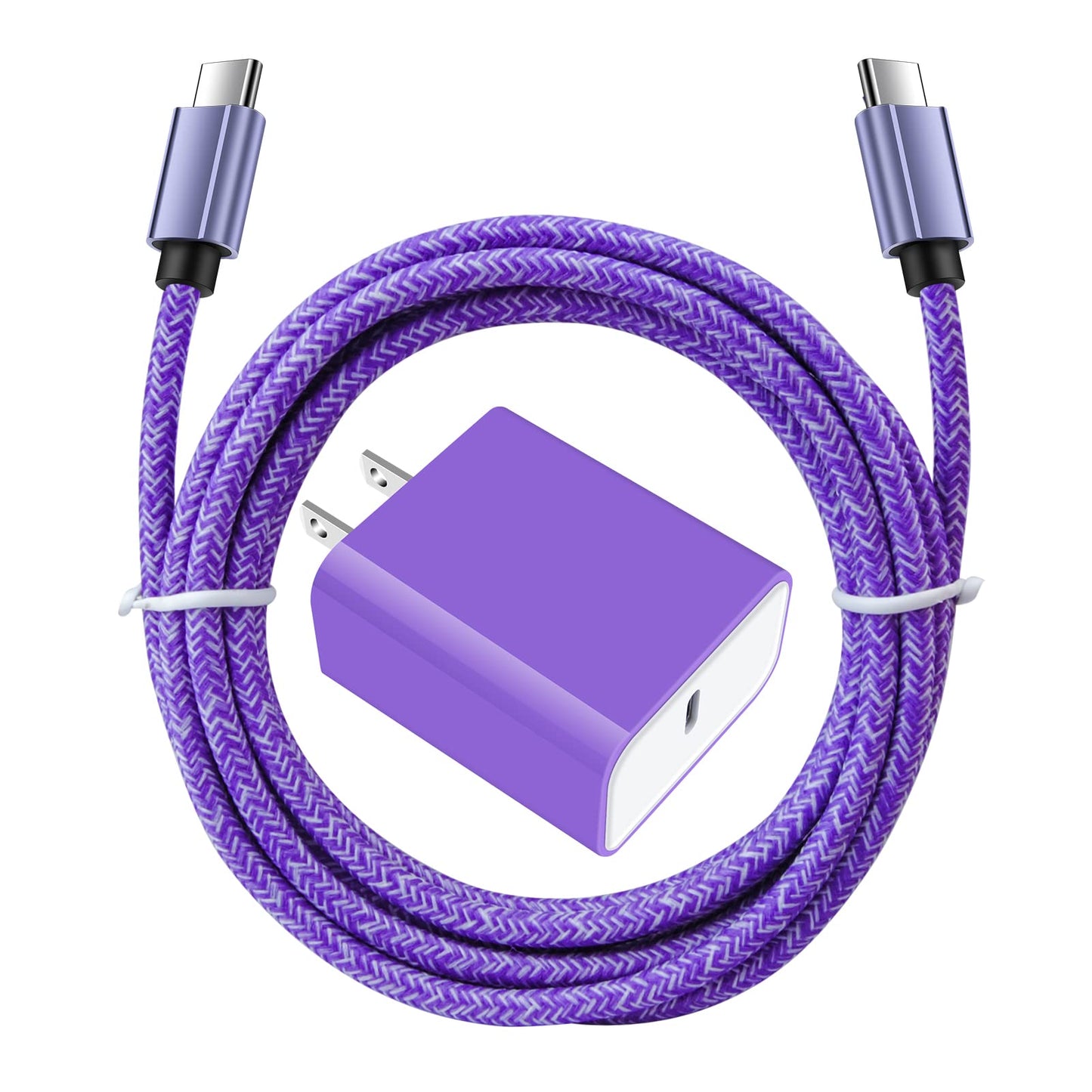 20W Type C Fast Charging Block, 6ft Android Phone Charger Cable for Samsung Galaxy A16 A15 A14 5G A54 A35 A53 A13 S25 S24 S23, U
