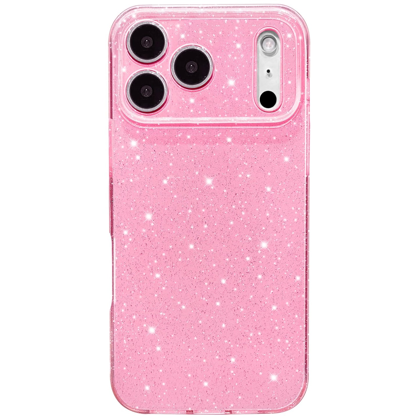 Hython Case for iPhone 17 Pro Max Case Glitter Cute Sparkly Shiny Bling Sparkle Phone Cases 6.9, Thin Slim Fit Soft TPU Bumper S