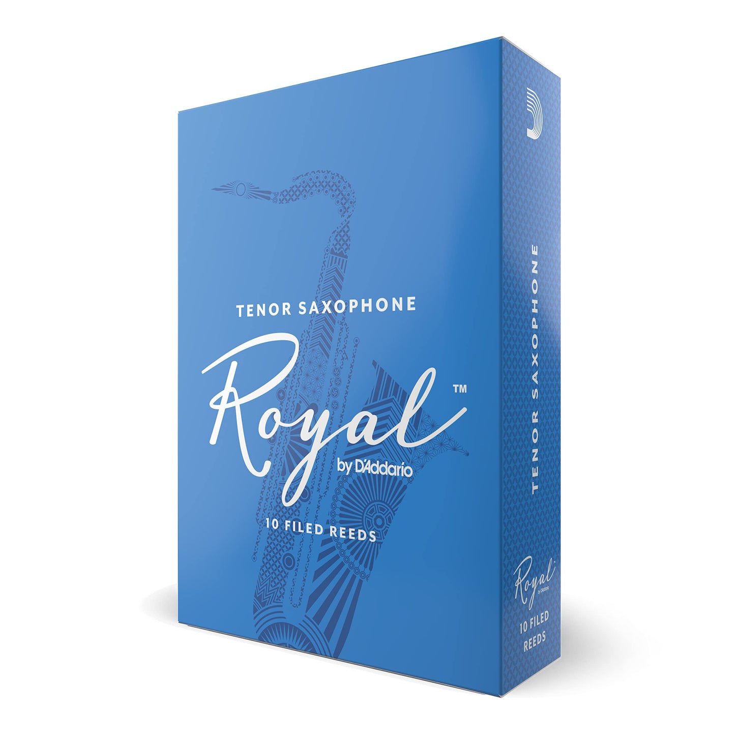 DAddario Woodwinds Royal Saxophone Reeds - Tenor Sax Reeds with Strong Spine - Tenor Saxophone Reeds Great for Classical or Jaz