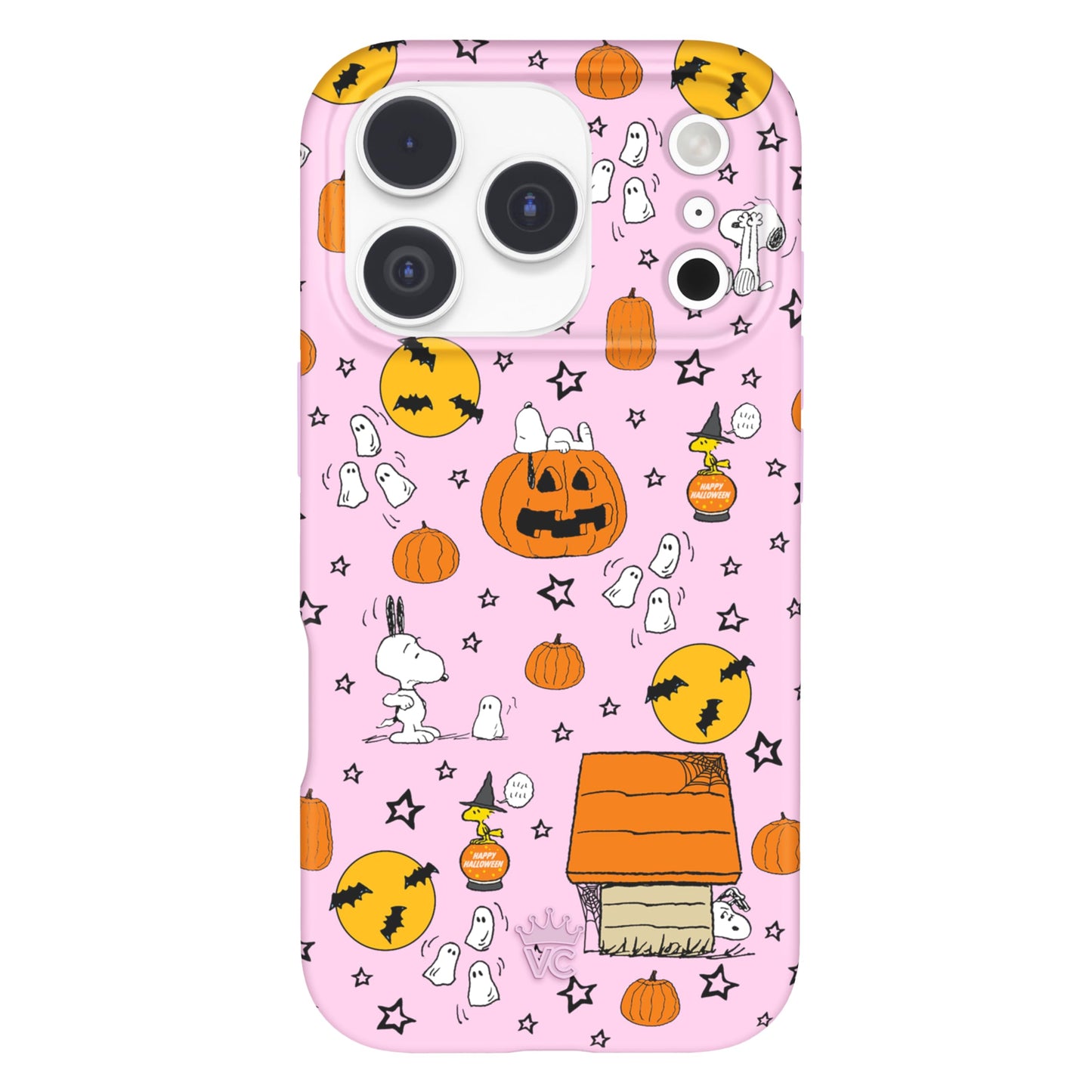 VELVET CAVIAR Case for iPhone 17 Pro | Compatible with MagSafe | 10ft Drop Tested | Protective Designer Cases | Pink Pumpkin Sno