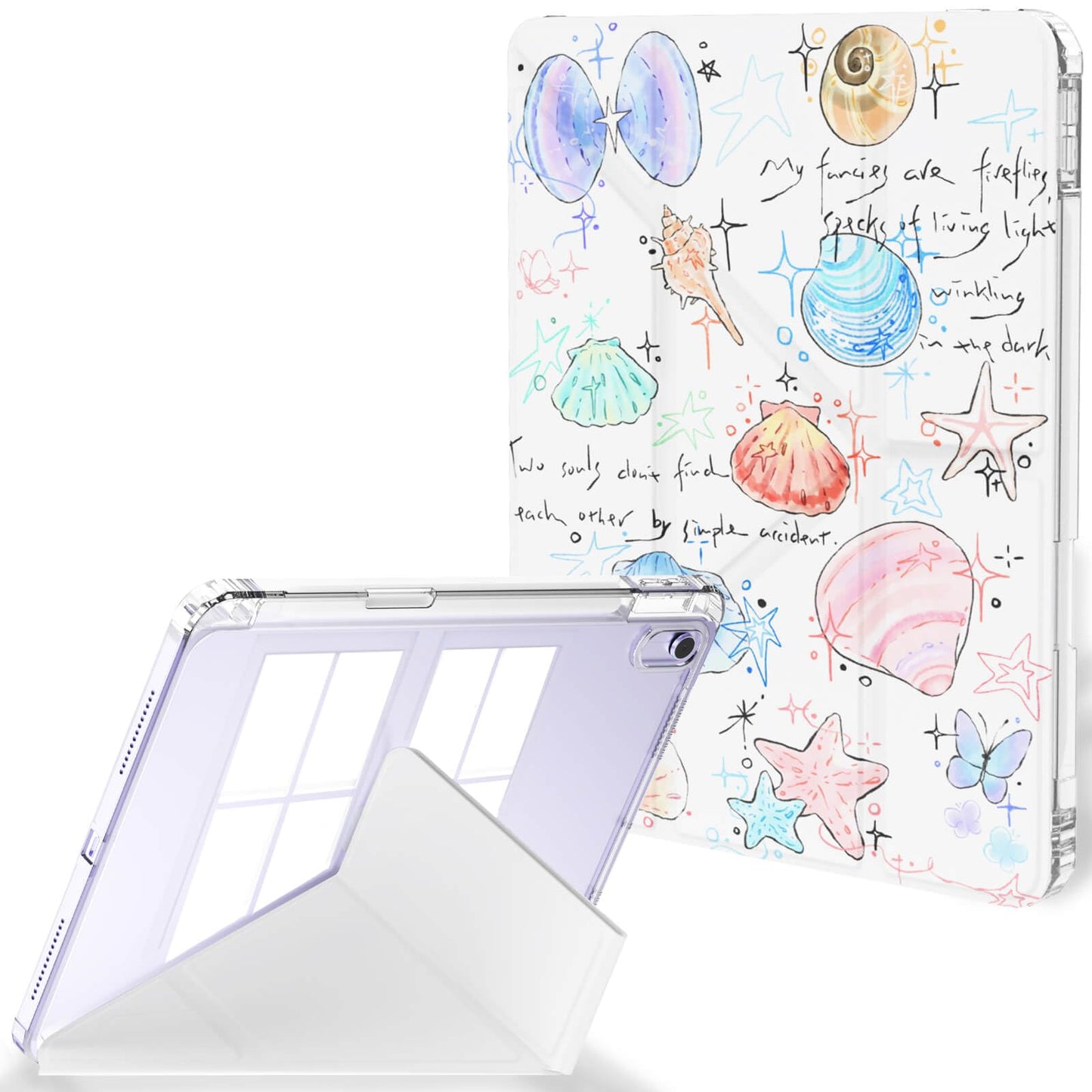 Feams Y-Fold Case for iPad Air 11-inch M3 2025 / M2 2024, iPad Air 5th/4th Generation 2022/2020 10.9 Inch Y-Fold Standing Case C