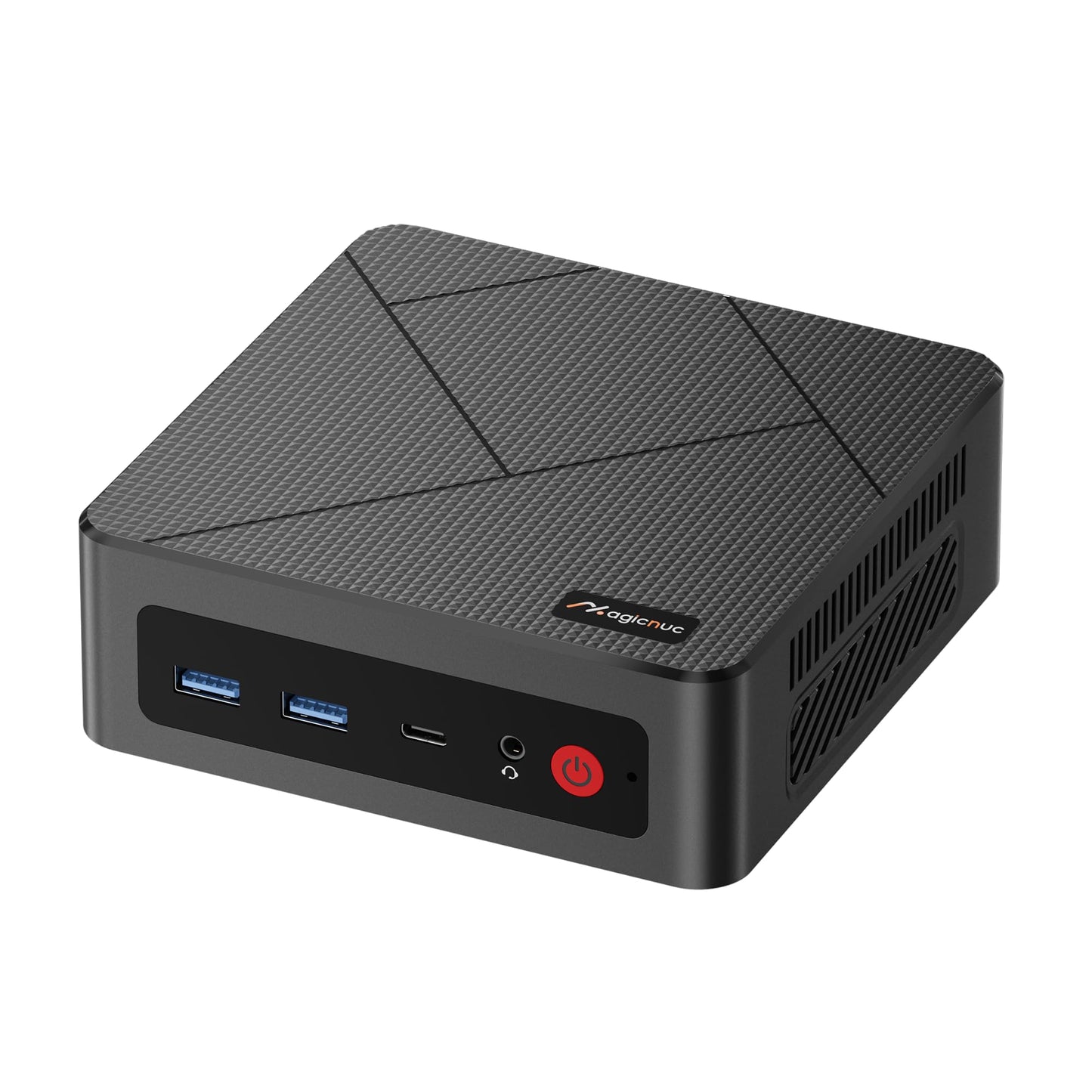 MAGICNUC AS1 Mini PC with Ryzen 5 3550H, 16GB DDR4 512GB SSD Mini Desktop, Triple Display USB-C/HDMI/DP/Wi-Fi 5/BT5.0 Mini Compu