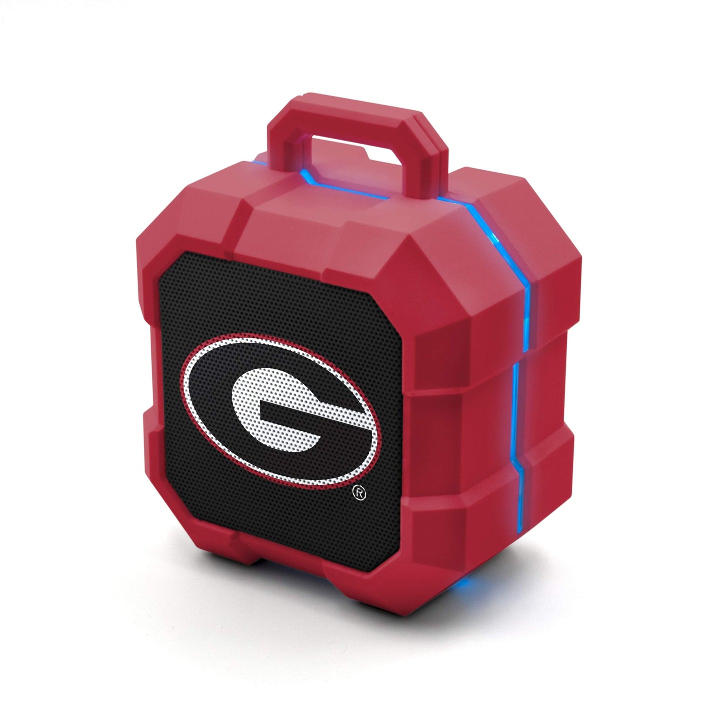 SOAR NCAA Shockbox LED Wireless Bluetooth Speaker, Georgia Bulldogs