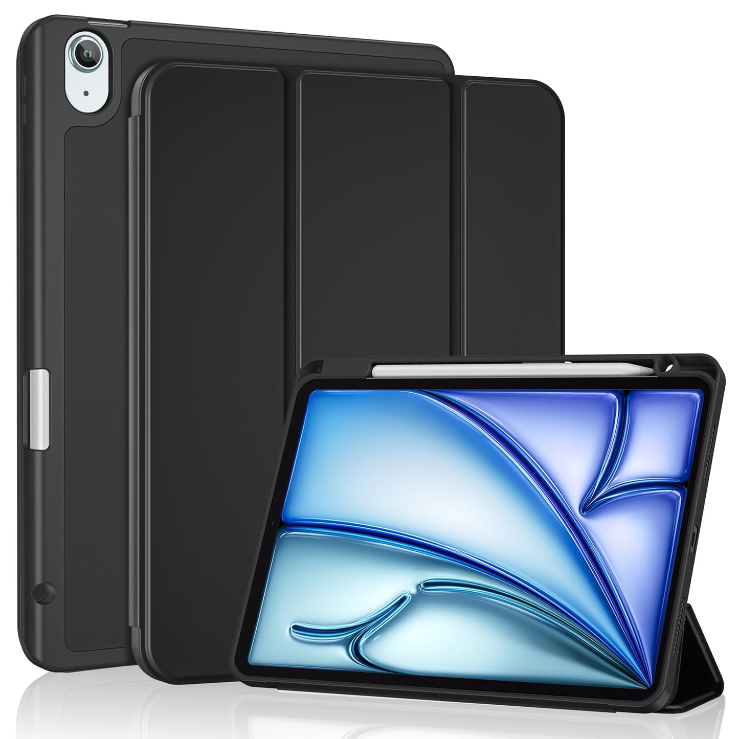 ProCase for iPad Air 11 Inch Case M3(2025) / M2(2024), iPad Air 5th Generation 2022/Air 4th Generation 2020 10.9 Inch with Penci
