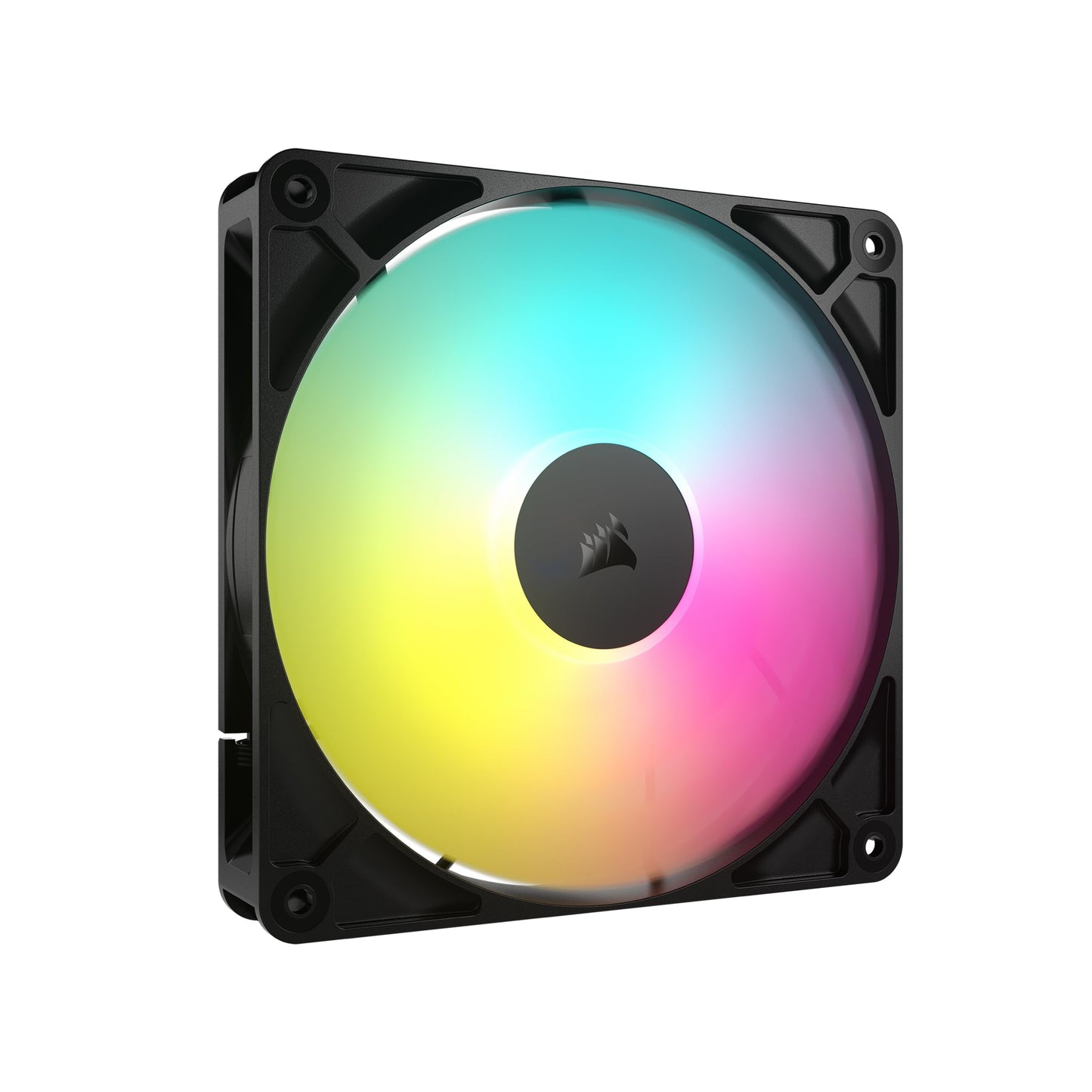 CORSAIR RS140 ARGB 140mm PWM Fan - Daisy-Chain Connection - Low-Noise - Magnetic Dome Bearing - Single Pack - Black