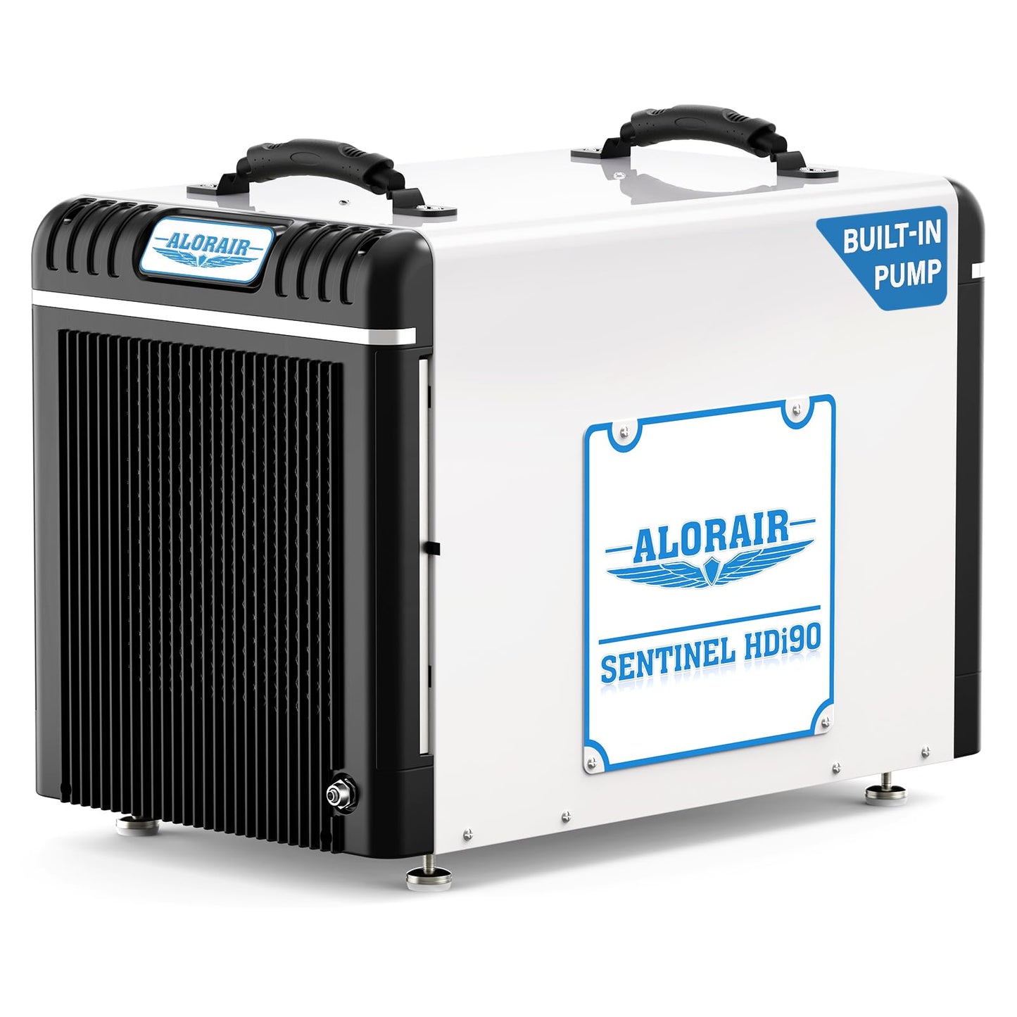 ALORAIR Basement/Crawlspace Dehumidifiers 198 PPD (Saturation), 90 Pints (AHAM), 5 Years Limited Warranty, Condensate Pump, Auto