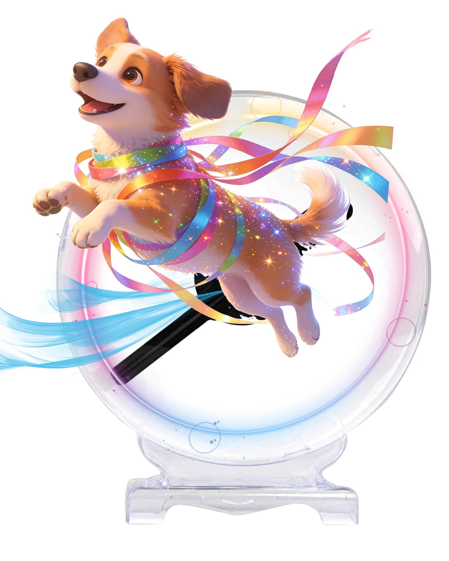 3D Hologram Fan, 8 Inch Holographic Fan Projector with Cover, 3D Hologram Fan Projector HD LED Advertising Display with WiFi/APP