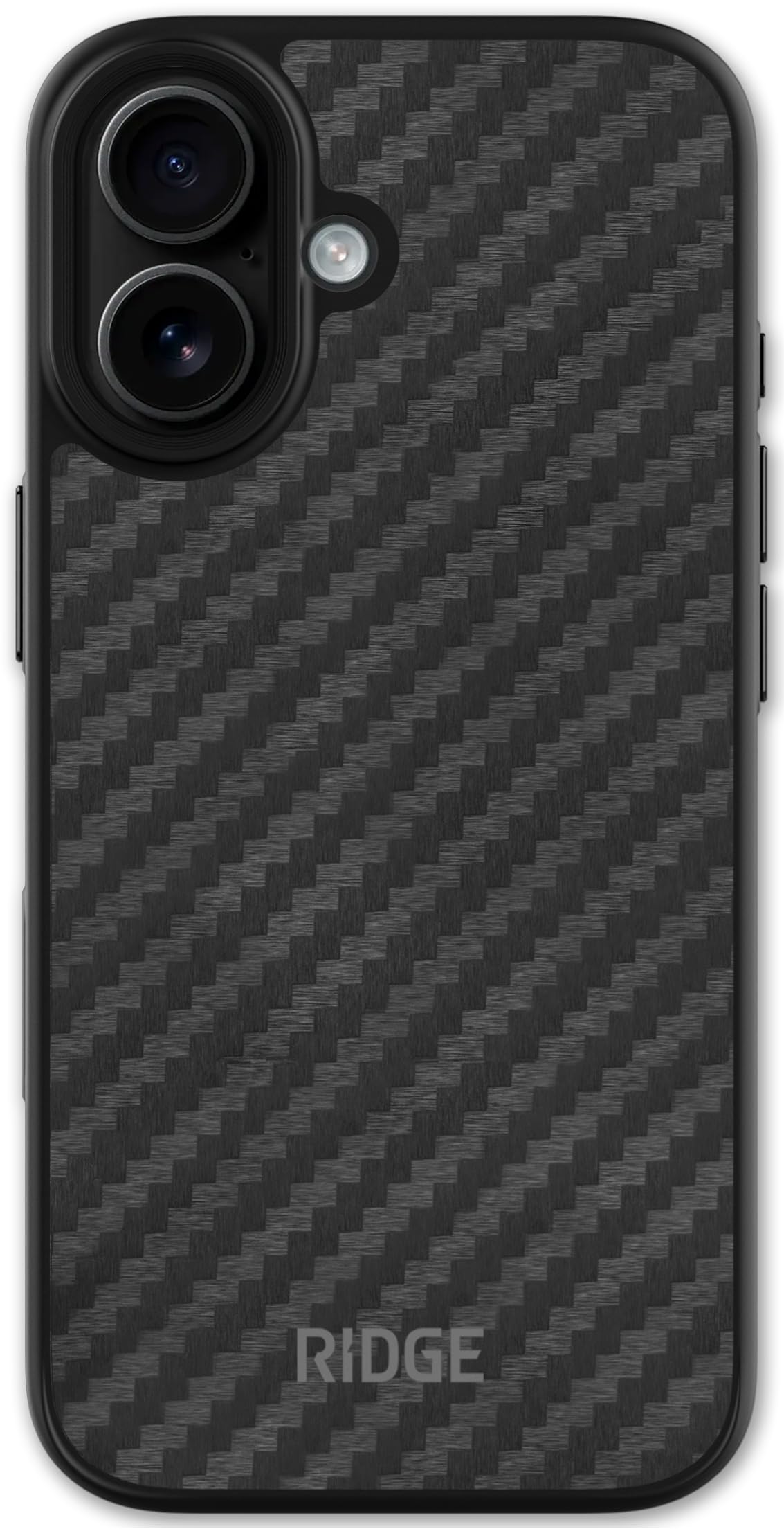 Ridge Case Compatible with iPhone 17 - Compatible with MAGSAFE & Wireless Charging, Aluminum Control Buttons, Dual-Layer Constru