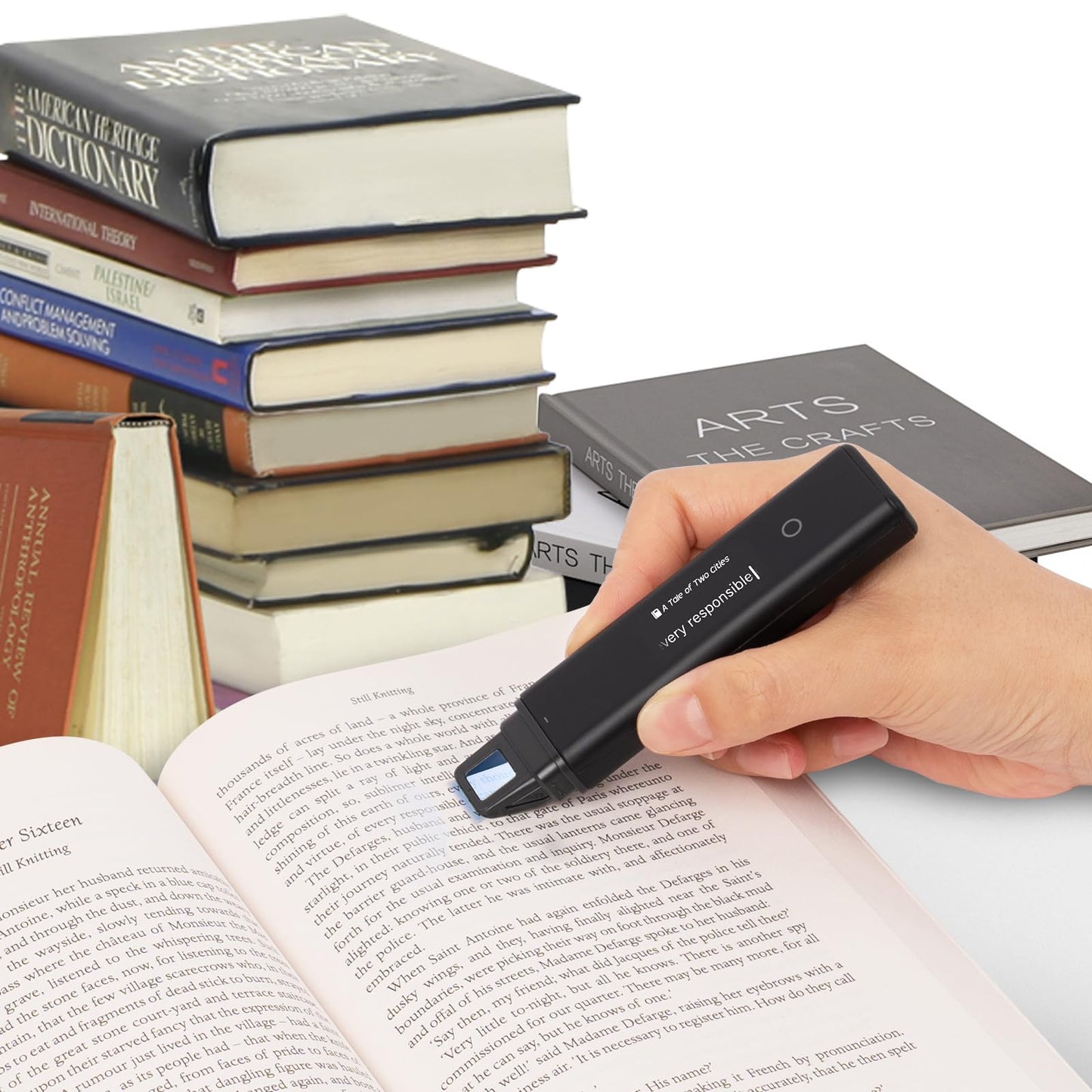 VYU iMark Digital Highlighter, Smart AI Scanner Pen, ChatGPT-4o Powered Scan, OCR Digital Scanning Device, AirDrop Export, for i