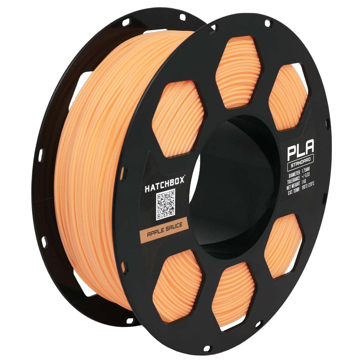 HATCHBOX 1.75mm Jelly Red PLA 3D Printer Filament, 1 KG Spool, Dimensional Accuracy +/- 0.03 mm, 3D Printing Filament