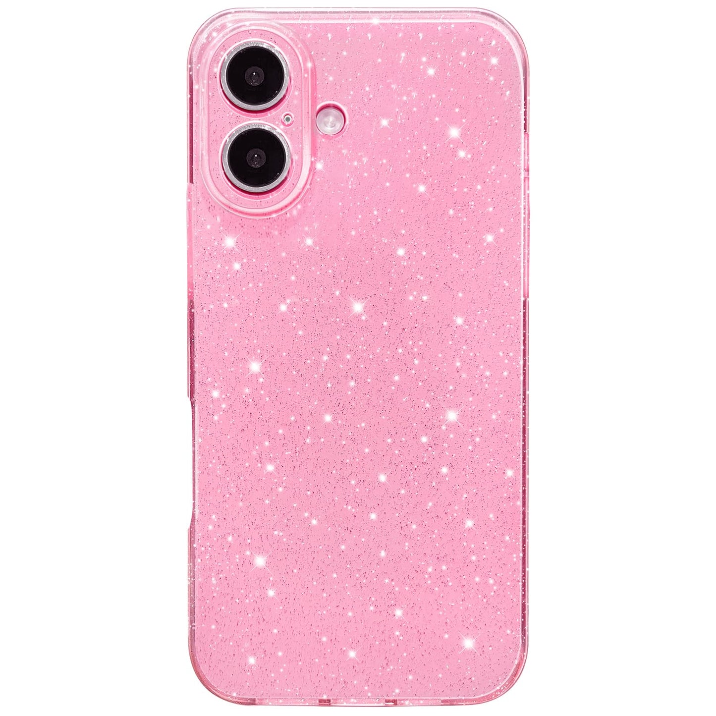 Hython Case for iPhone 17 Case Glitter Cute Sparkly Shiny Bling Sparkle Phone Cases 6.3 , Thin Slim Fit Soft TPU Bumper Shockpro