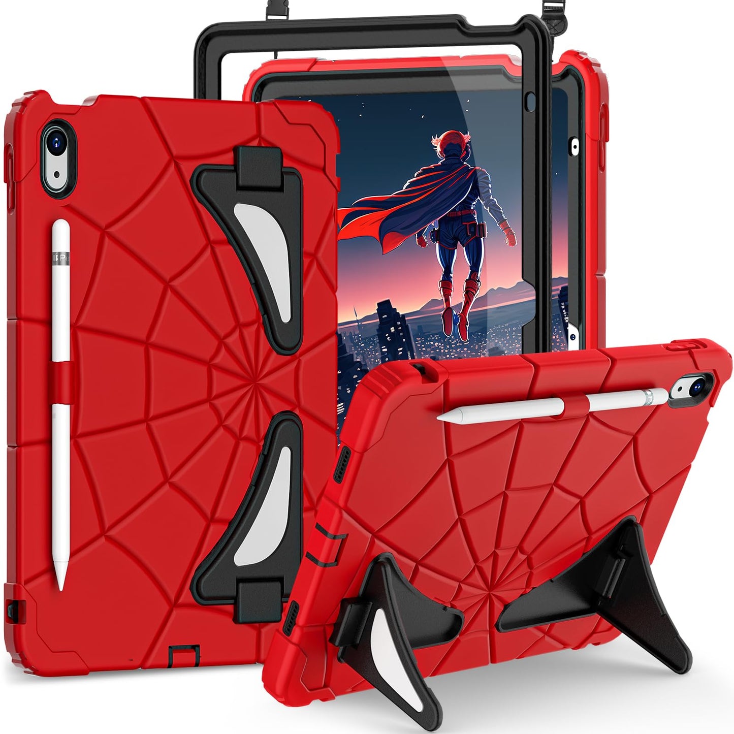 Auizotl Case for iPad (A16) 11th/10th Generation 11.0/10.9 Inch,Kids Friendly 10th Generation iPad Case with Screen Protector,He