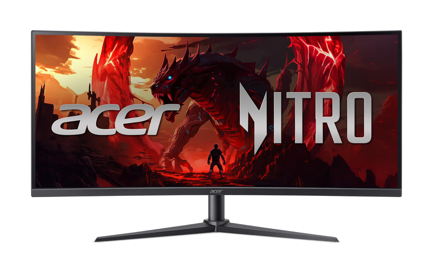 acer Nitro 34 Gaming Monitor | QHD 3440 x 1440 | 1500R 21:9 Curved | AMD FreeSync Premium | 200Hz Refresh Rate | 1ms (VRB) | sRG