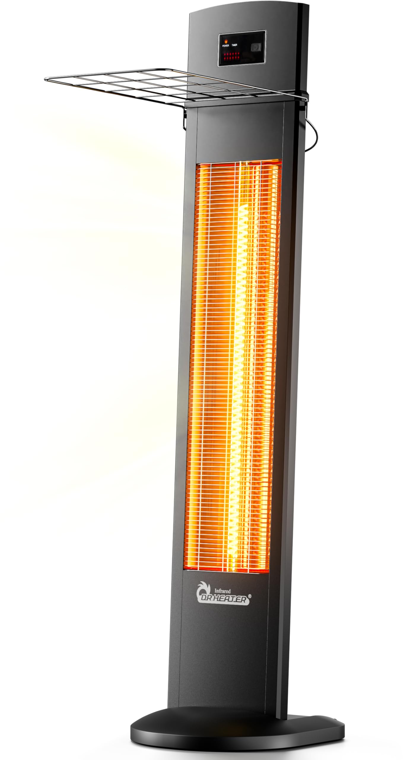 DR. INFRARED HEATER Portable Infrared Indoor and Outdoor Space Heater for Patio, Garage, Commercial & Residential With Remote Co