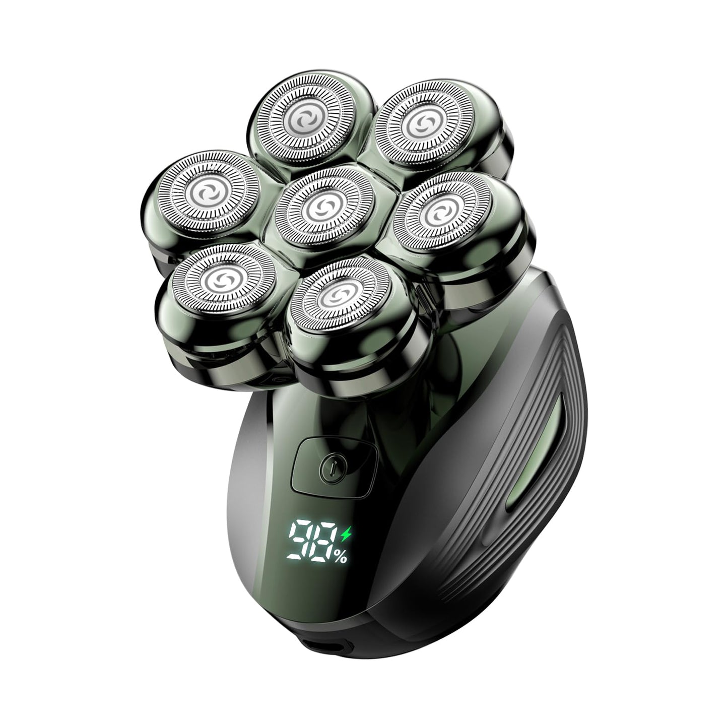 Head Shavers for Bald Men: Enhanced Detachable Head Shaver - IPX7 Waterproof Electric Razor for Men - 7D LED Display Rechargeabl