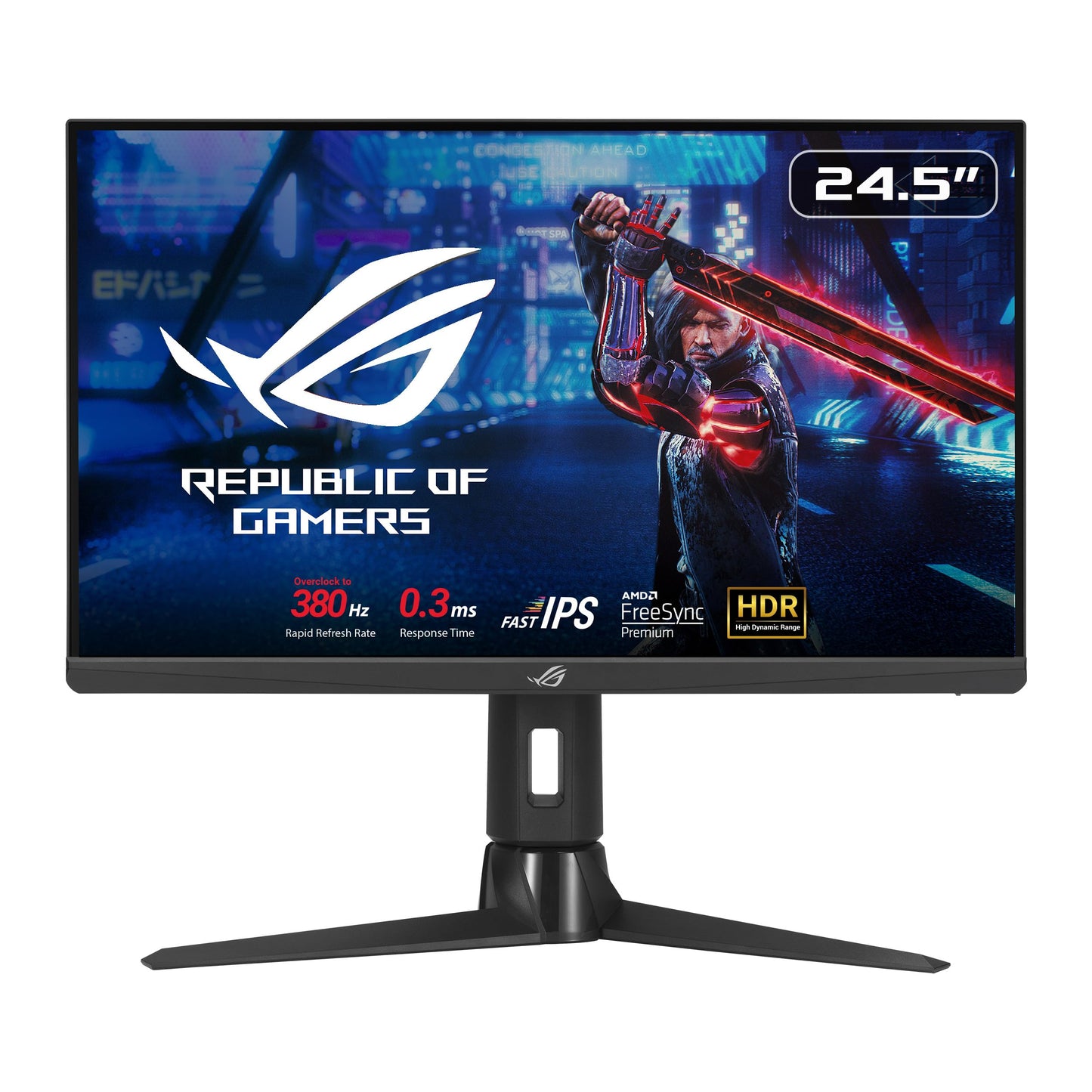 ASUS ROG Strix 380Hz 25 (24.5-inch viewable) 1080P HDR eSports Gaming Monitor (XG259QN) - 0.3ms, Fast IPS, FreeSync Premium,