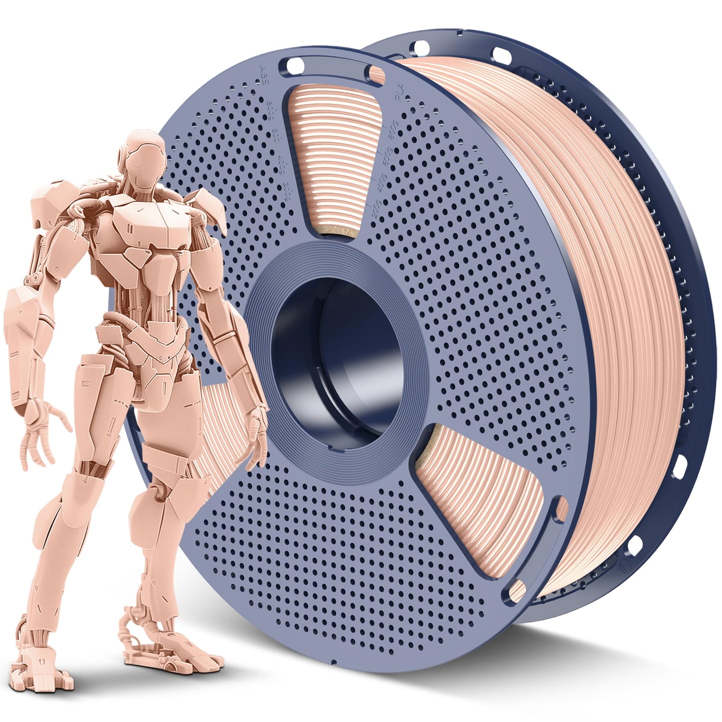 SUNLU ABS Filament 1.75mm, Highly Resistant Durable ABS 3D Printer Filament 0.02mm, Fit Most FDM 3D Printers, Good Vacuum Packag