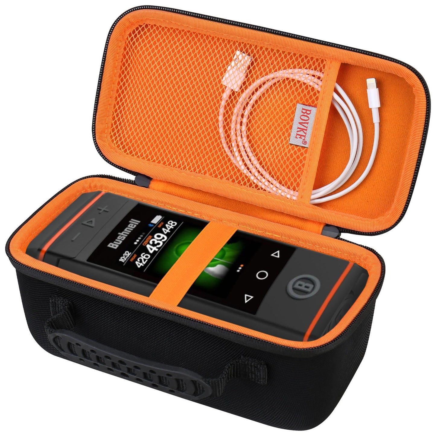 BOVKE Carrying Case for Bushnell Golf Wingman HD GPS Speaker, Portable Golf GPS Speaker Travel Storage Holder, Golfs Cart Blueto