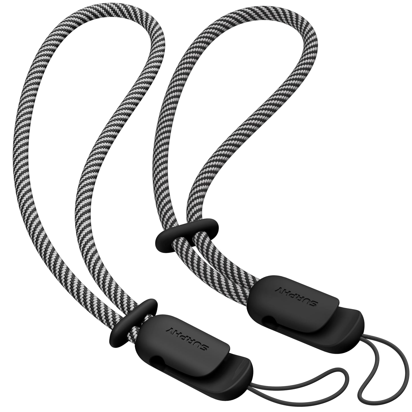 SURPHY 2 Pack Phone Lanyard for Cellphone Case, Phone Wrist Strap for Case, Cellphone Strap with 2-Color Braided, Charm Wrist La