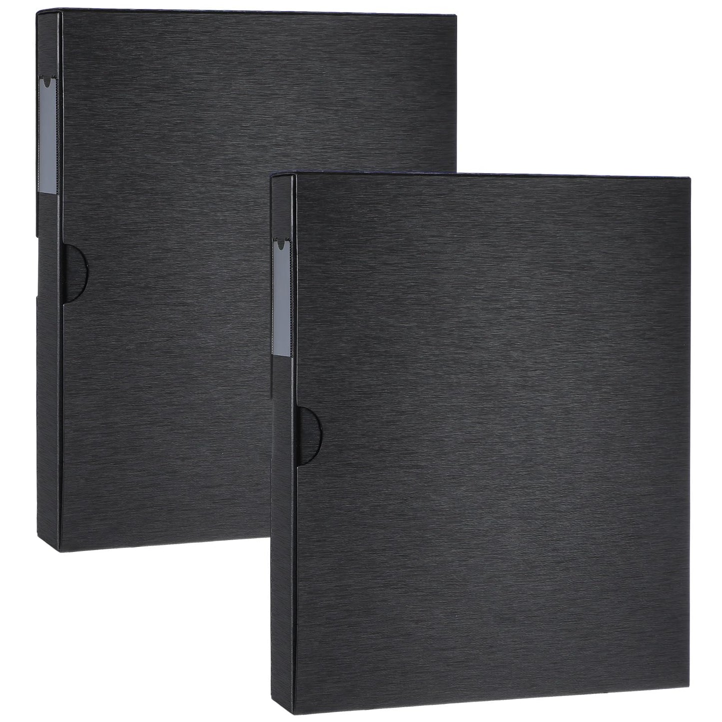Affrolling 2 Pack Acid Free Film Protector Storage Box 3 Ring Negative Binder Preservers Portfolio Folder for Artwork Folder for