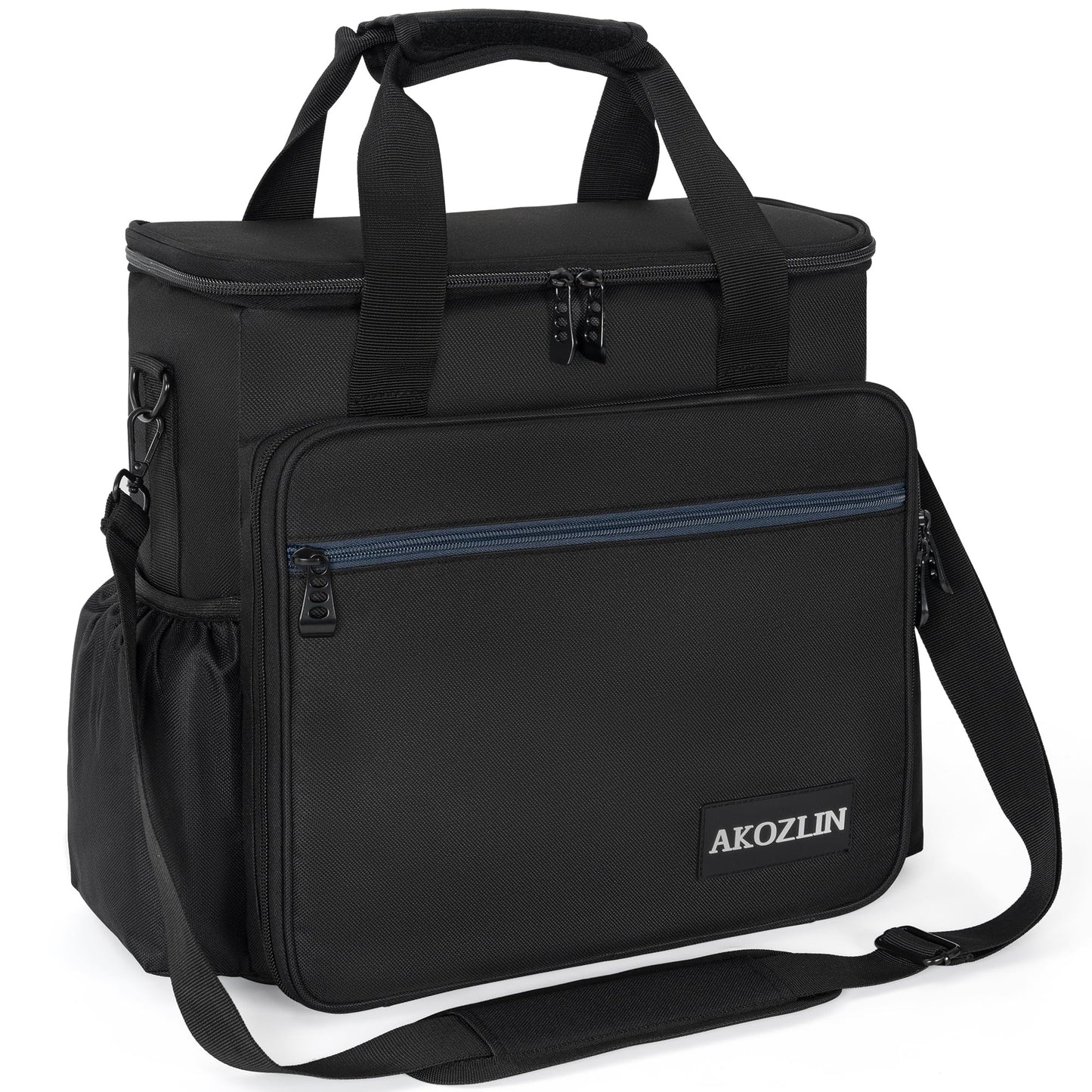 AKOZLIN Padded DJ Mixer Case Gig Bag Controller Travel Shoulder Bag 16.2 2.8 13 Fits for AKAI MK3/Numark Party mix II