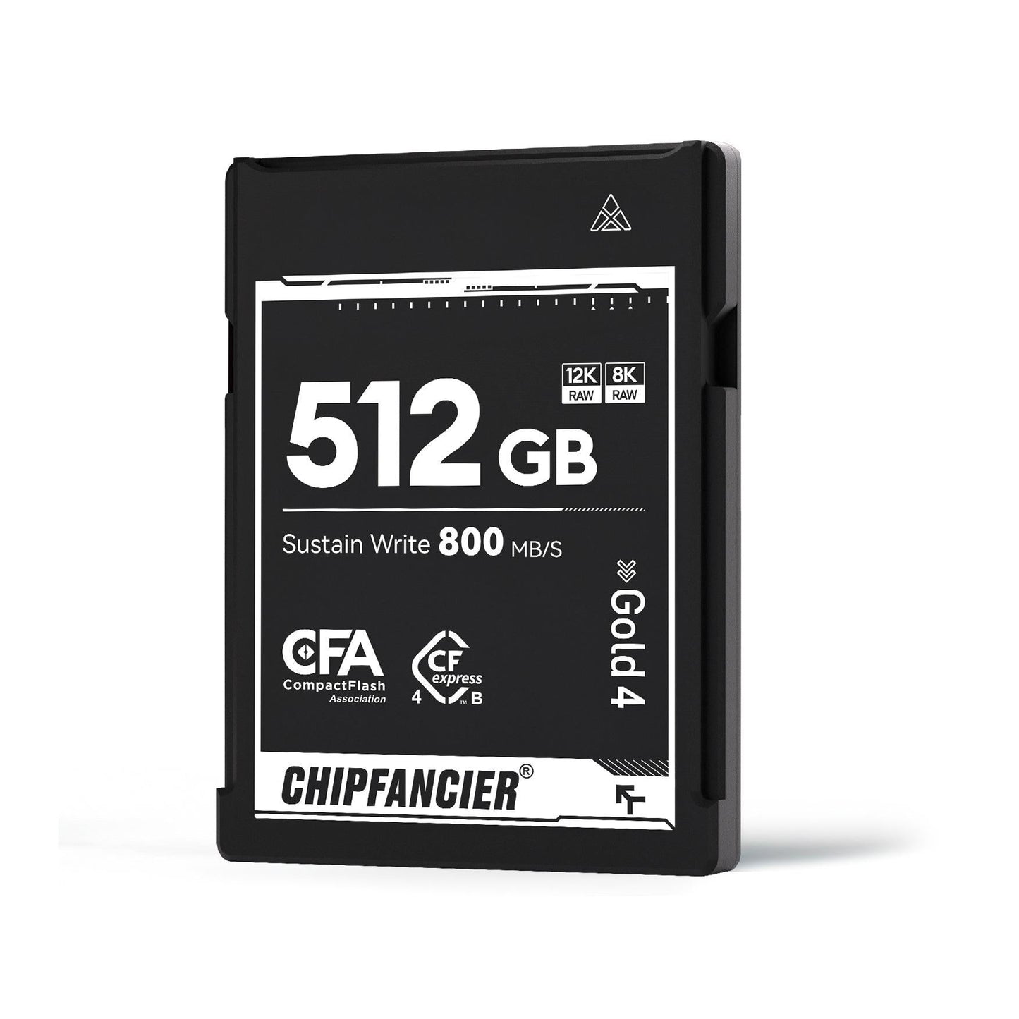 CHIPFANCIER CFexpress Type B 4.0 Memory Card VPG400-CFeB4Gold2W1700512GB