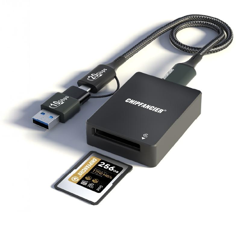 CFexpress Type A Card Reader with USB 3.2(Gen 2) 10Gbps-USB32CFeACardReder