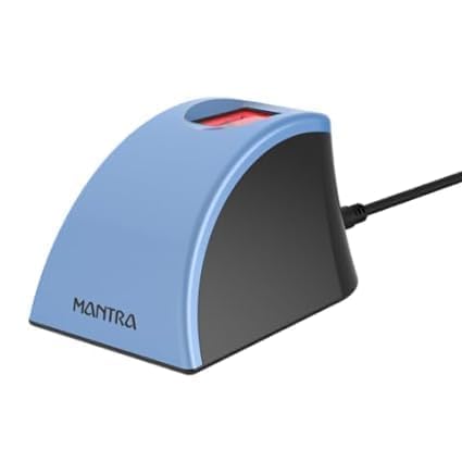 Mantra MFS 110 L1 Biometric Single Fingerprint Scanner | Aadhaar Authentication Device | Latest Updated RD Service | High Secure