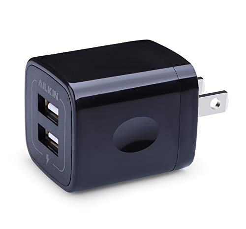 AILKIN USB MultiPort Charging Block, Wall Plug Station, Home Travel Charger Cube, Wall Charger Brick, Rapid Charging Adapter, Fa