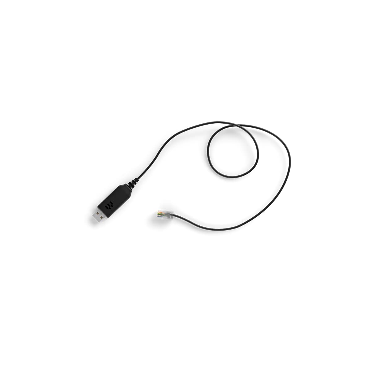 EPOS | SENNHEISER Adapter Cable USB to RJ 9 USB-RJ9 01 - RJ-9/USB Phone Cable for Phone, Headset, Microphone - First End: 1 x Ty