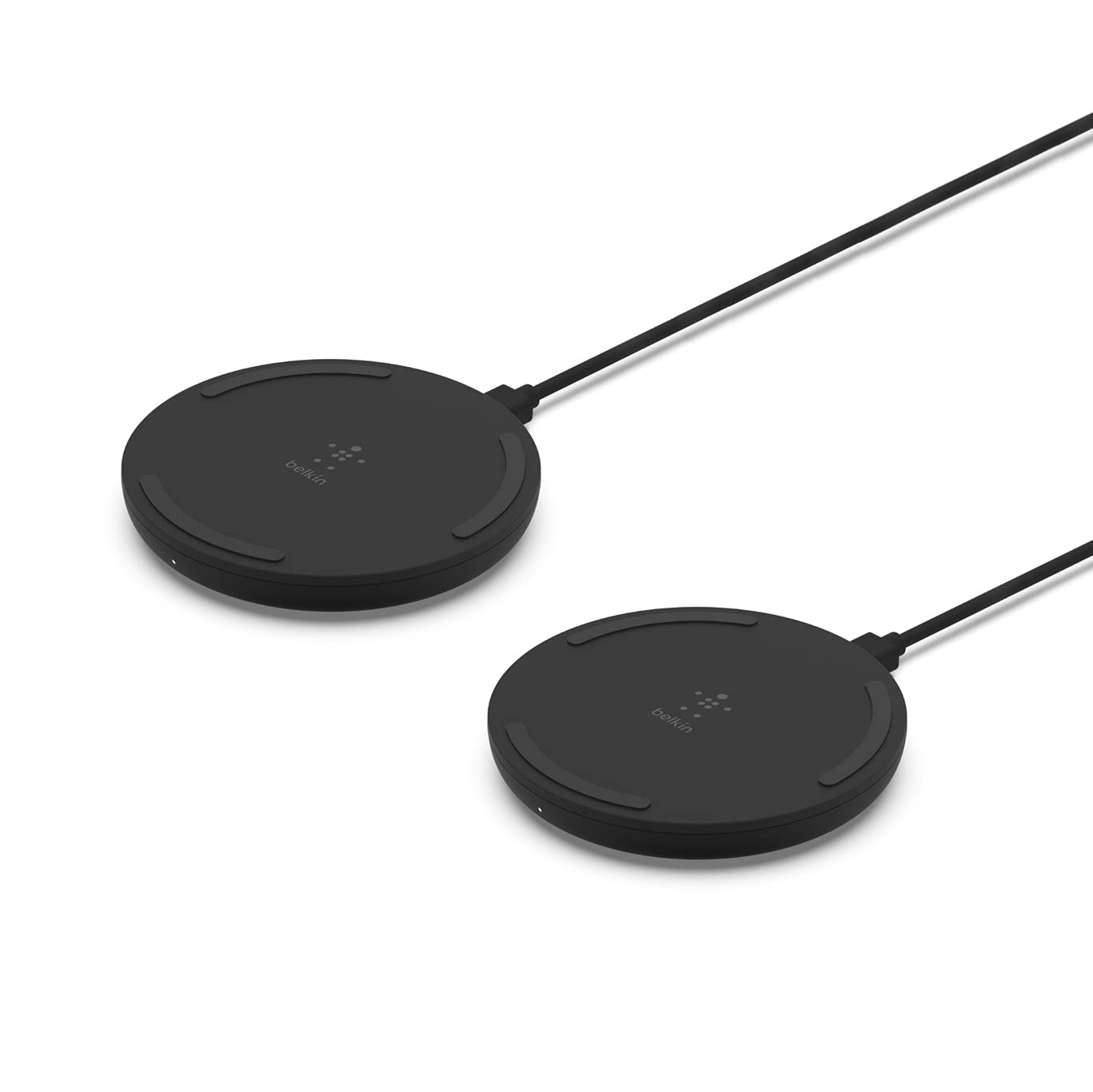 Belkin Quick Charge Wireless Charging Pad - 10W Qi-Certified Charger Pad for Apple iPhone, Samsung Galaxy, Airpods Pro & More, C