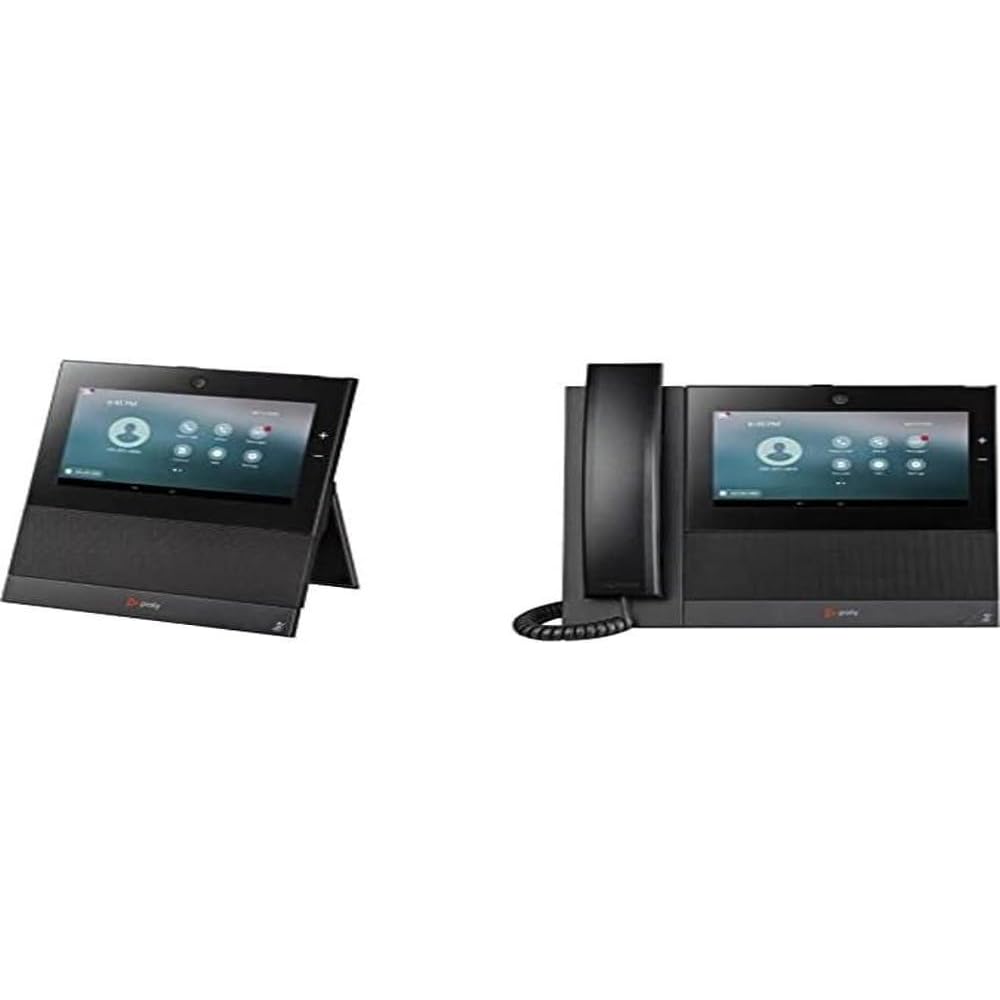 Poly CCX 700 Desktop Business Media Phone (Polycom) - with Handset - Open SIP - Built-in Video Camera - Power Over Ethernet (POE