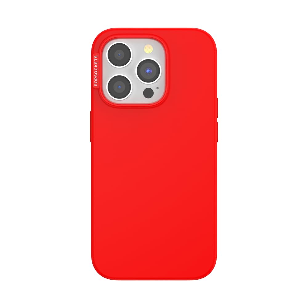 PopSockets iPhone 15 Pro Case Compatible with MagSafe, Phone Case for iPhone 15 Pro, Wireless Charging Compatible, Case Only - R