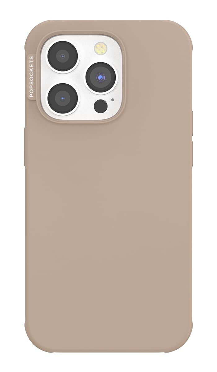 PopSockets iPhone 14 Pro Case with MagSafe, Phone Case for iPhone 14 Pro, Grip Sold Separately, Wireless Charging Compatible, Cu