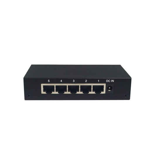Amer Networks 5Port GIG Ethernet Switch Metal Capacity 10Gbps Mdi/Mdix Wall MNT