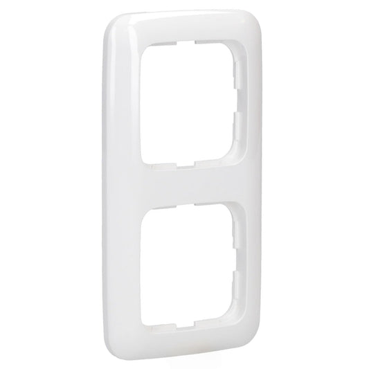 Busch Jaeger 2512/214 Reflex SI Alpine Frame for 2 Sockets