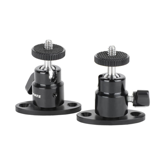 CAMVATE 1/4-20 Mini Ball Head with Ceiling Mount for CCTV & Video Wall Monitors Mount(2 Pieces)-24004