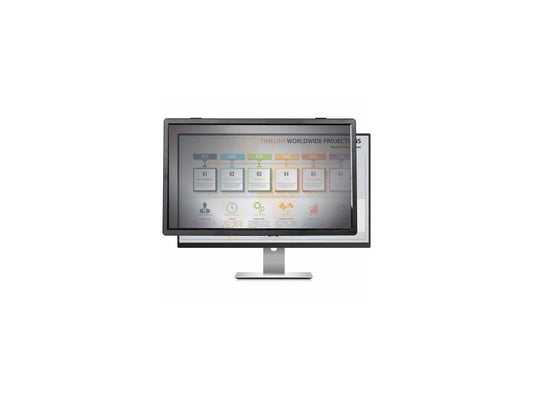 Rocstor - PV0027-B1 - Rocstor PrivacyView Privacy Screen Filter Black - for 24 Widescreen LCD Monitor - 16:10 - Dust Resistant,