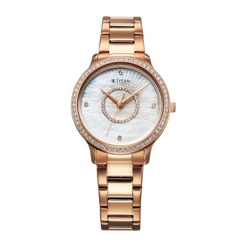 Titan Analog Mop Dial WomenS Watch-95314Wm01