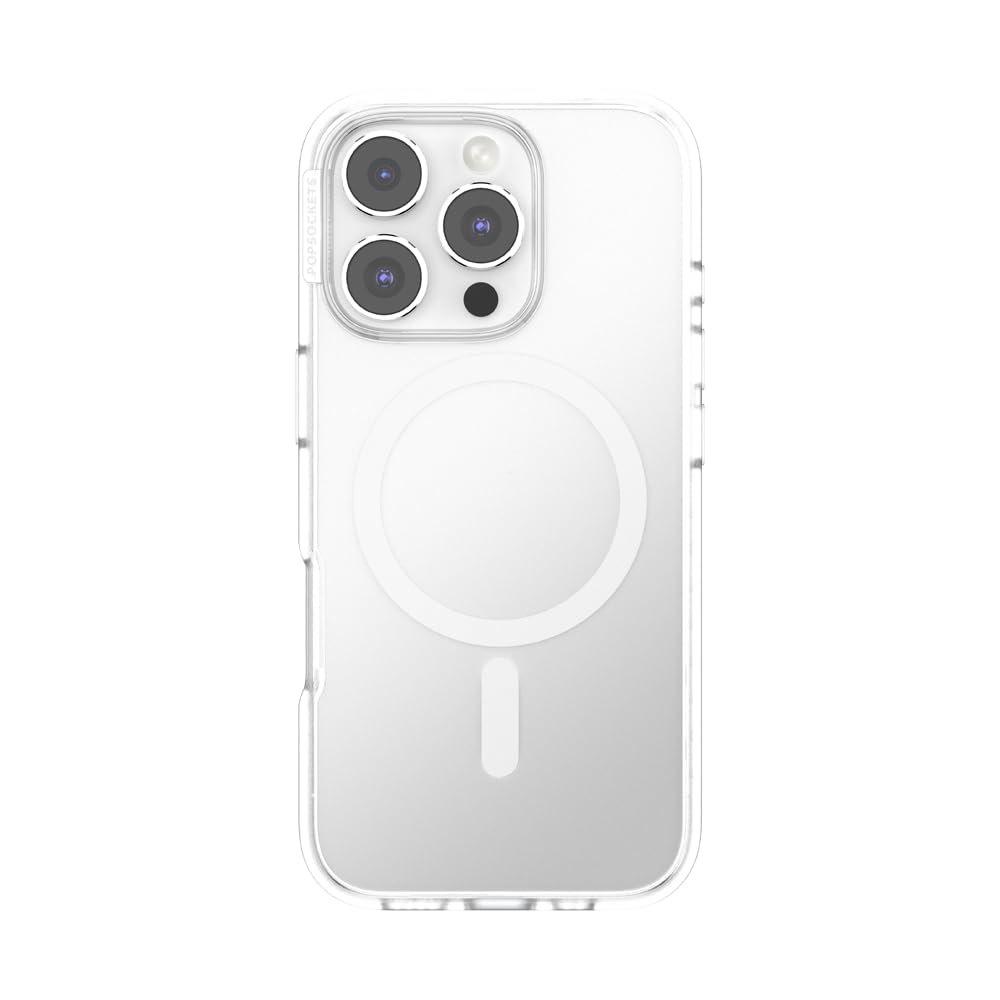 PopSockets iPhone 16 Pro Case Compatible with MagSafe, Phone Case for iPhone 16 Pro, Wireless Charging Compatible, Case Only - C