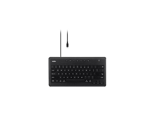 Belkin Wired Keyboard For Apple iPad With Lightning Cable - Works w/ Apple iPad, iPad Pro, iPad Mini, iPad Air Models with Light