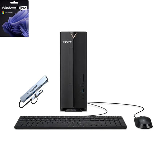 acer Aspire Desktop | 64GB RAM | 2.5TB Storage (2TB SSD+512GB Docking Station Set | Windows 11 Pro with Microsoft Office Trial |