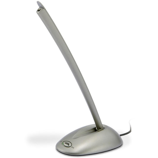 Cyber Acoustics 3.5mm Computer Desktop Microphone/Unidirectional Noise Cancelling Mic (CVL-1064),Silver