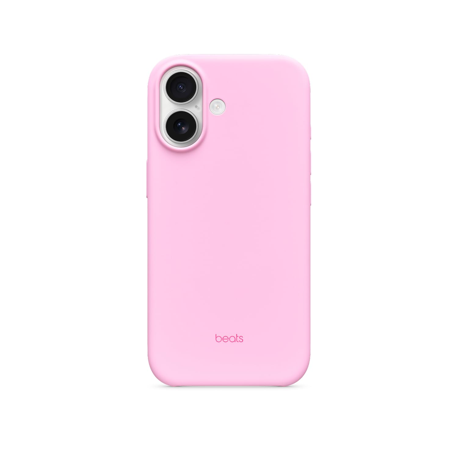 Beats iPhone 17 Case with MagSafe & Camera Control, Matte Finish, Microfiber Lining - Pebble Pink