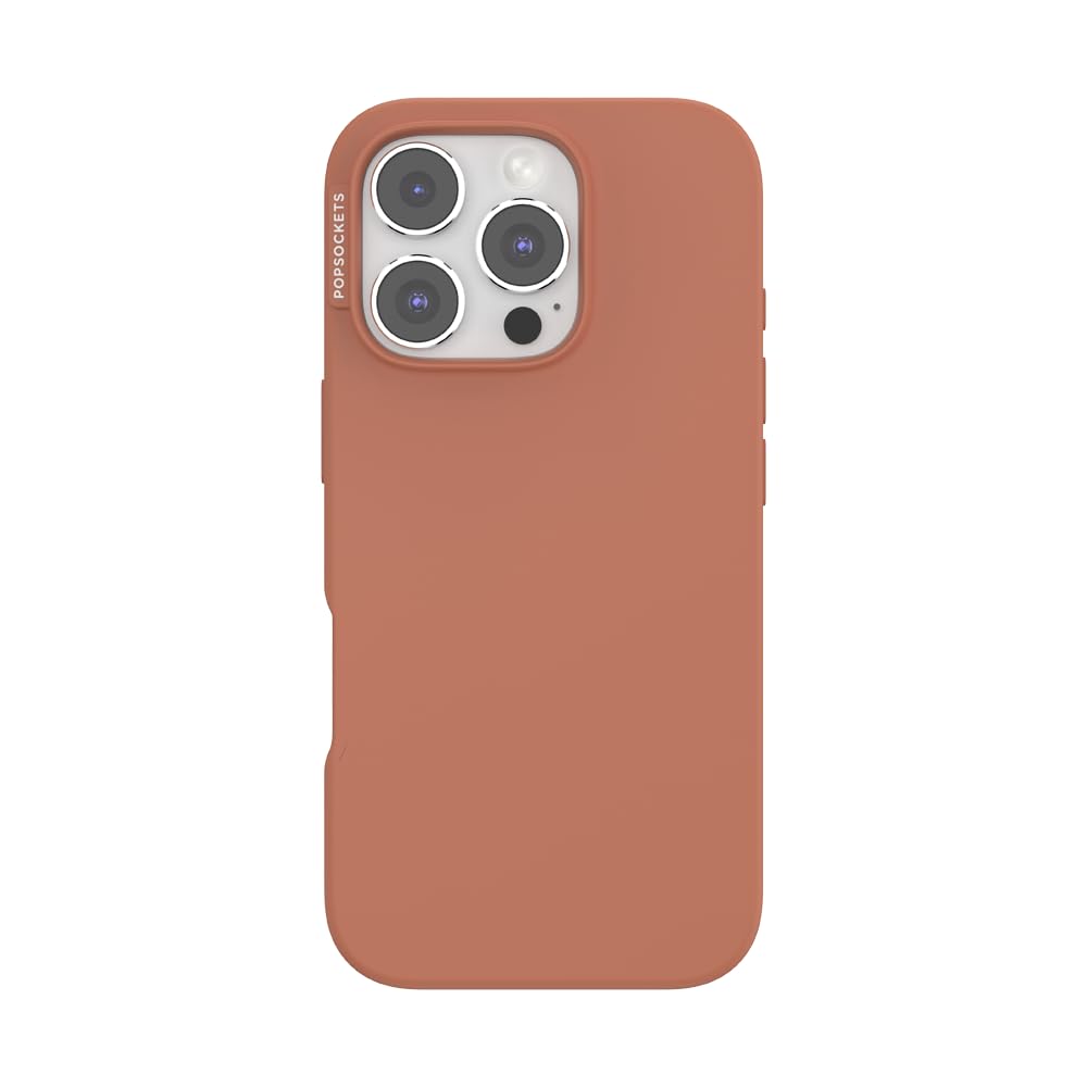 PopSockets iPhone 16 Pro Case Compatible with MagSafe, Phone Case for iPhone 16 Pro, Wireless Charging Compatible, Case Only, Cu