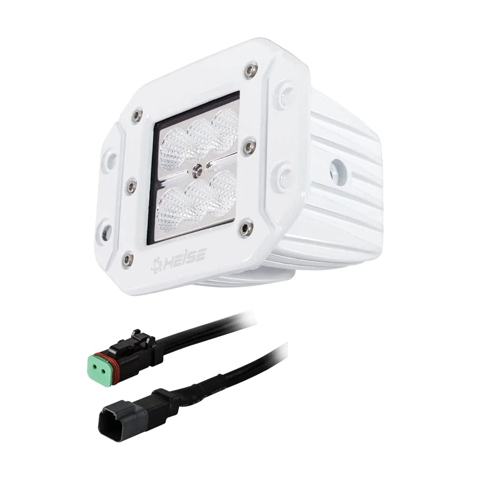 Heise - 3 Inch Marine Cube Light - Flush Mount - 6 Led (He-Mfmcl3),WBAUVB06XT5P9N5