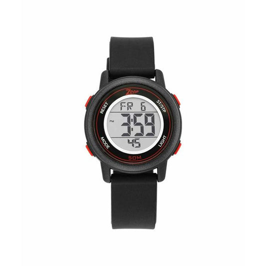 Zoop Digital Gray Dial Unisex-Child Watch-Np16015Pp01/Np16015Pp01